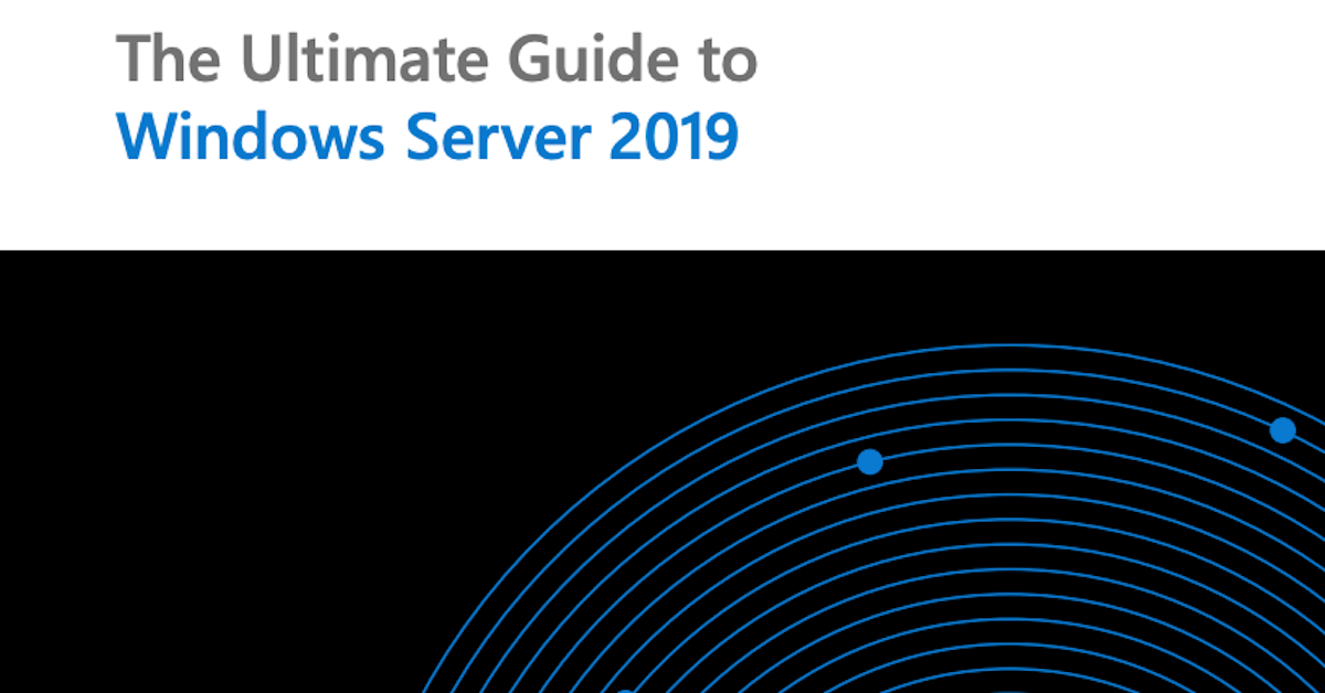 windows server 2019