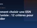 Comment choisir une ESN en Tunisie : 12 critères pour décider